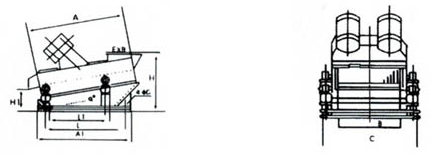 矿用振动筛结构图