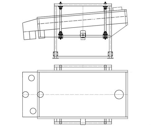 人造磨料方型摇摆筛FYBS-2036-6S的外形尺寸