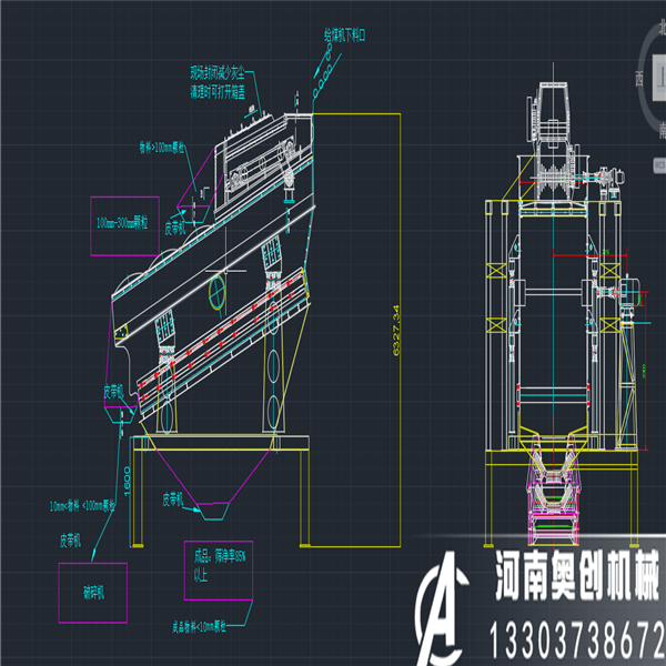 波动弛张筛对原煤中含有的杂质分级处理方案