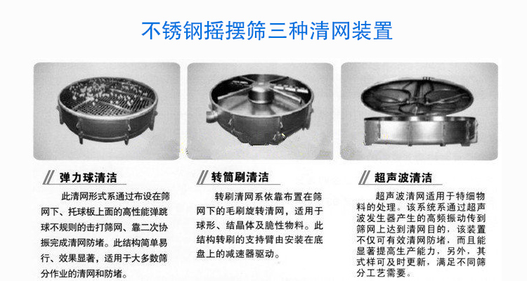 不锈钢摇摆筛优势